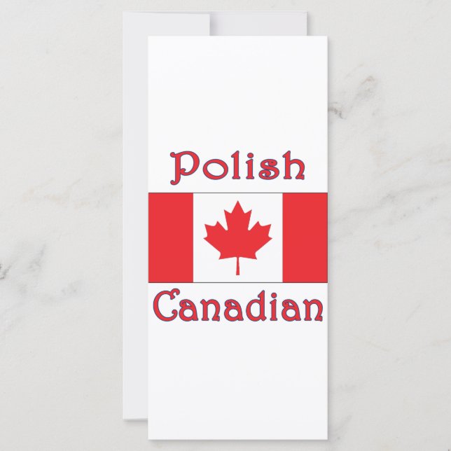 Poolse Canadese vlag (Voorkant)