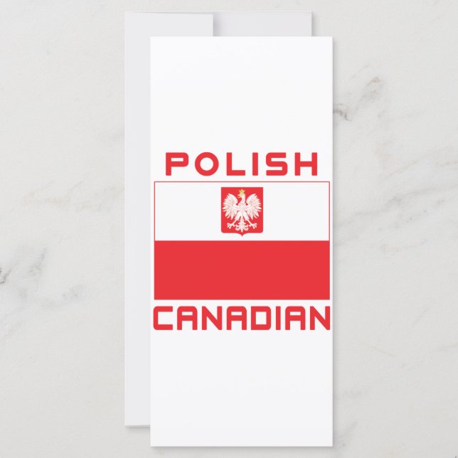 Poolse Canadese vlag Falcon Flag (Voorkant)