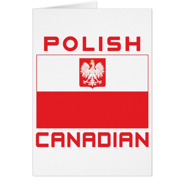 Poolse Canadese vlag Falcon Flag (Voorkant)