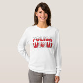 Poolse Canadese vlag T-shirt (Voorkant volledig)
