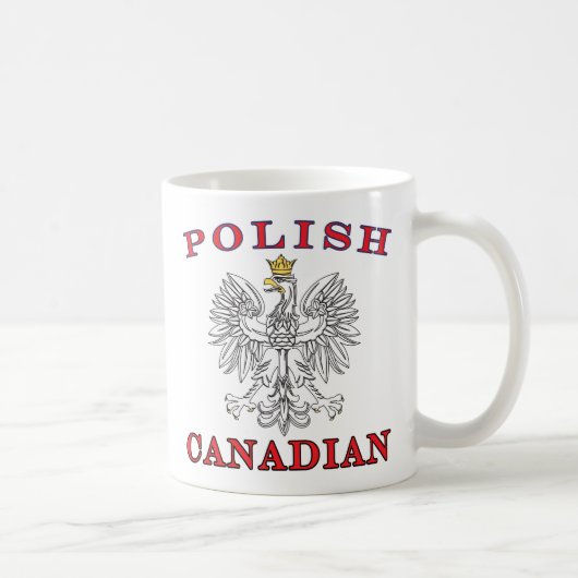 Poolse Canadese witte adelaar Koffiemok (Rechts)
