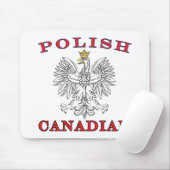 Poolse Canadese witte adelaar Muismat (Met muis)
