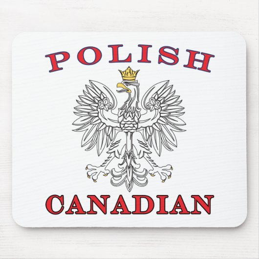 Poolse Canadese witte adelaar Muismat (Voorkant)