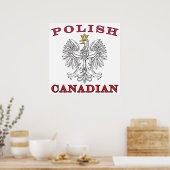 Poolse Canadese witte adelaar Poster (Keuken)