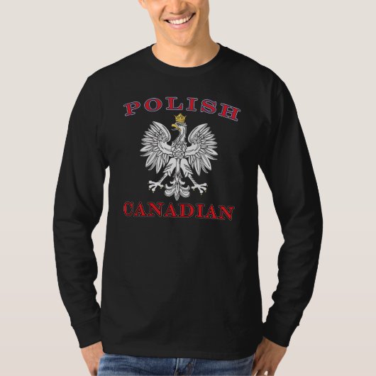 Poolse Canadese witte adelaar T-shirt (Voorkant)