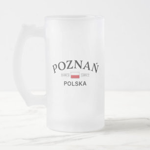 Poolse coördinaten Poznan Polska (Polen) Matglas Bierpul