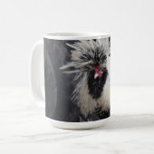 Poolse Crested Rooster Koffiemok (Voorkant links)