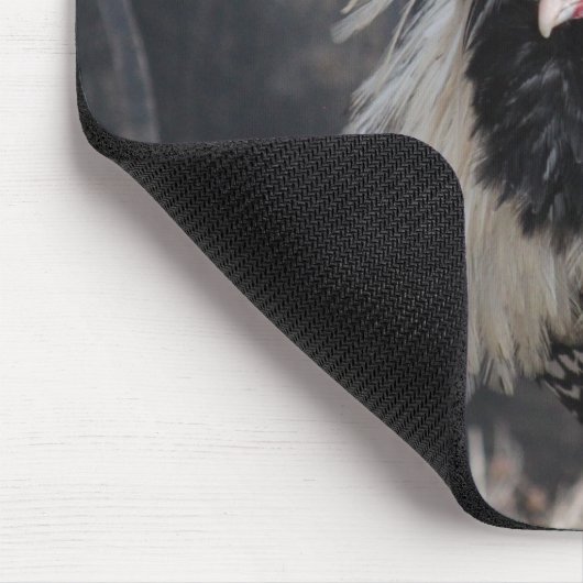 Poolse Crested Rooster Muismat (Hoek)