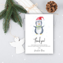Poolse cute Pinguïn bedankt baby shower