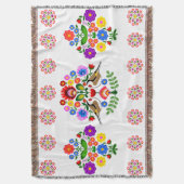 Poolse design bloemen. deken (Voorkant Verticaal)