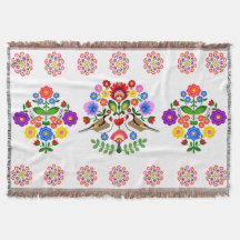 Poolse design bloemen.