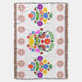 Poolse design bloemen. deken (Voorkant Verticaal)