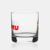 Poolse design bloemen. whisky glas (Rechts)