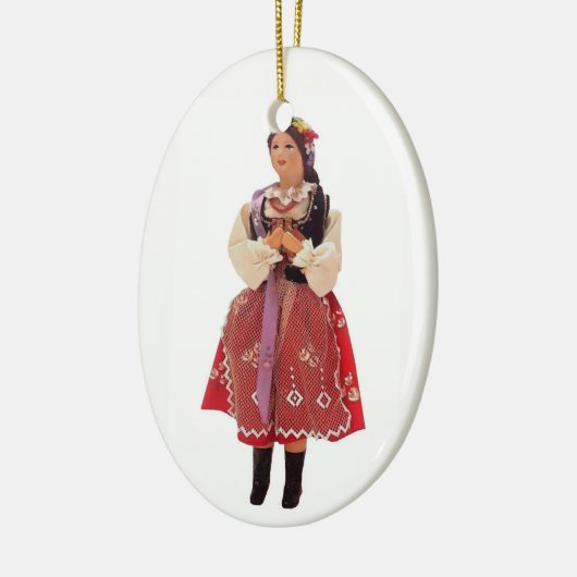 Poolse dollar keramisch ornament (Links)