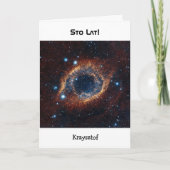 Poolse douanenaam verjaardagskaart kaart (Voorkant)