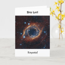 Poolse douanenaam verjaardagskaart