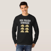 Poolse Dumpling Joke Sixpack Pole Pun Polska Perog T-shirt (Voorkant volledig)