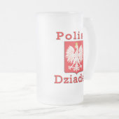 Poolse Dziadek Eagle Matglas Bierpul (Voorkant rechts)