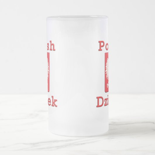 Poolse Dziadek Eagle Matglas Bierpul (Center)