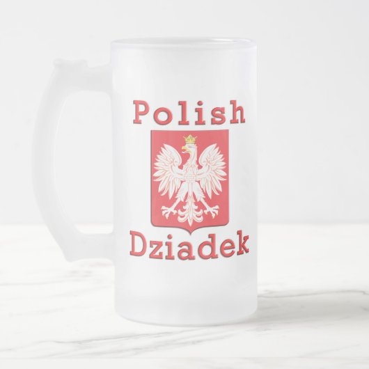 Poolse Dziadek Eagle Matglas Bierpul (Links)