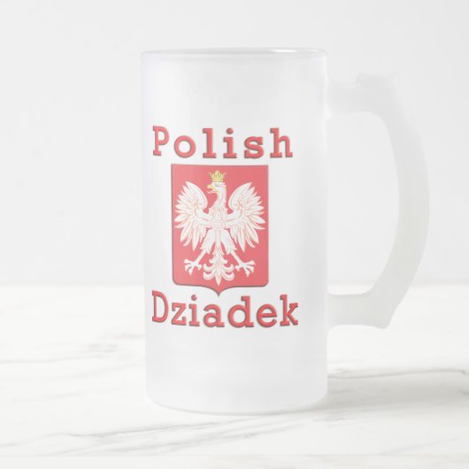 Poolse Dziadek Eagle Matglas Bierpul (Rechts)