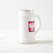 Poolse Eagle Beer Stein Bierpul (Voorkant rechts)