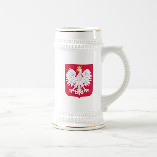 Poolse Eagle Beer Stein Bierpul (Rechts)