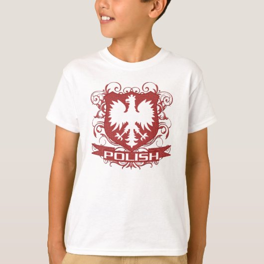 Poolse Eagle Crest T-shirt (Voorkant)