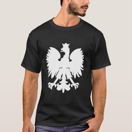 Poolse Eagle Falcon Pride Polen Pride PL Polska T-shirt (Voorkant)