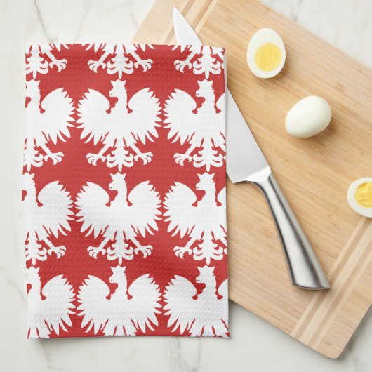 Poolse Eagle Kitchen Towel Theedoek (Quarter Fold)