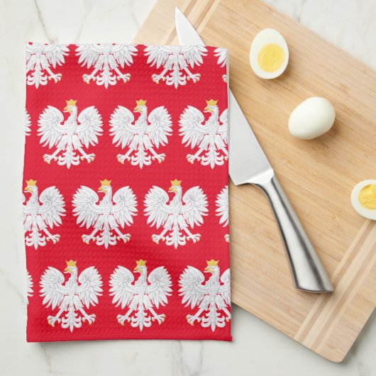 Poolse Eagle Kitchen Towel Theedoek (Quarter Fold)