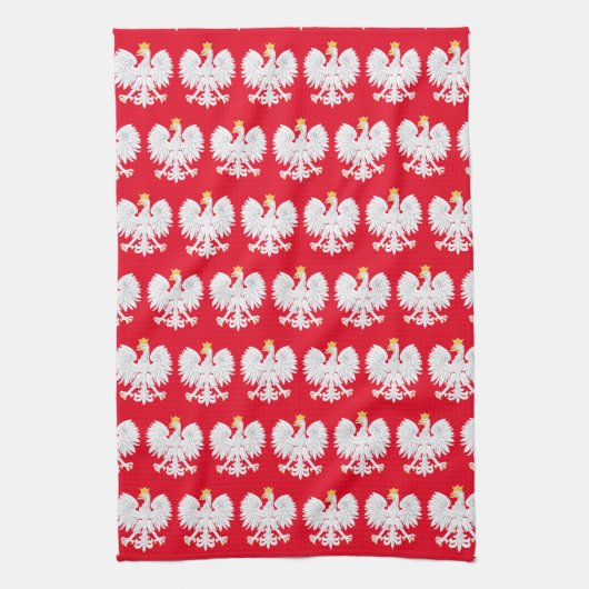 Poolse Eagle Kitchen Towel Theedoek (Verticaal)