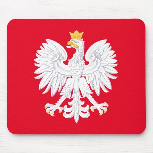 Poolse Eagle Mousepad Muismat (Voorkant)