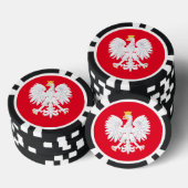 Poolse Eagle Poker Chips (Opstapeling)