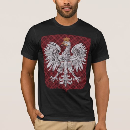 Poolse Eagle Pset Crest T-shirt (Voorkant)