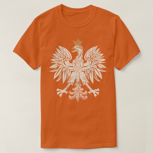 Poolse Eagle Shield V01 T-shirt (Design voorkant)