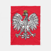 Poolse Eagle Triumphant Fleece Deken (Voorkant)
