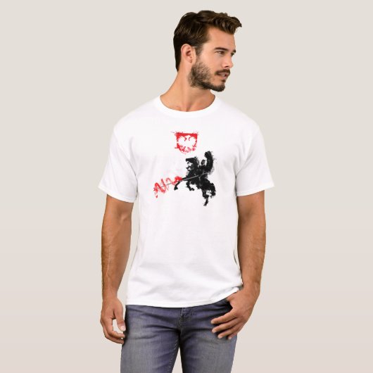 Poolse echtgenoot t-shirt (Voorkant volledig)