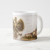 Poolse erfgoed koffiemok grote koffiekop (Voorkant rechts)
