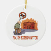 Poolse Exterminator Keramisch Ornament (Voorkant)