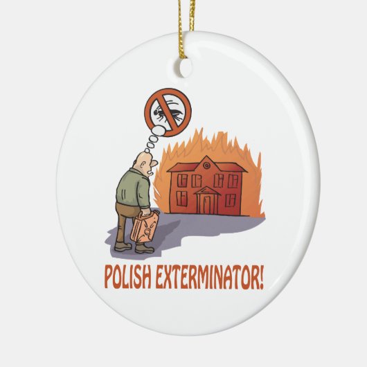 Poolse Exterminator Keramisch Ornament (Links)