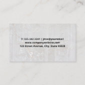 Poolse flessen, gekleurd | Marmer Visitekaartje (Achterkant)