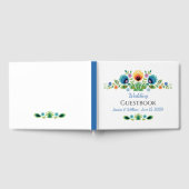 Poolse Folk Bloemen Lavendel en Geel Gastenboek (Volledig)