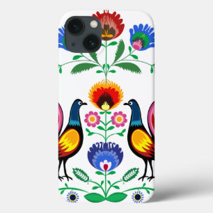 Poolse folk met decoratieve karbonade iPhone 13 hoesje