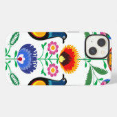 Poolse folk met decoratieve karbonade iPhone hoesje (Achterkant horizontaal)