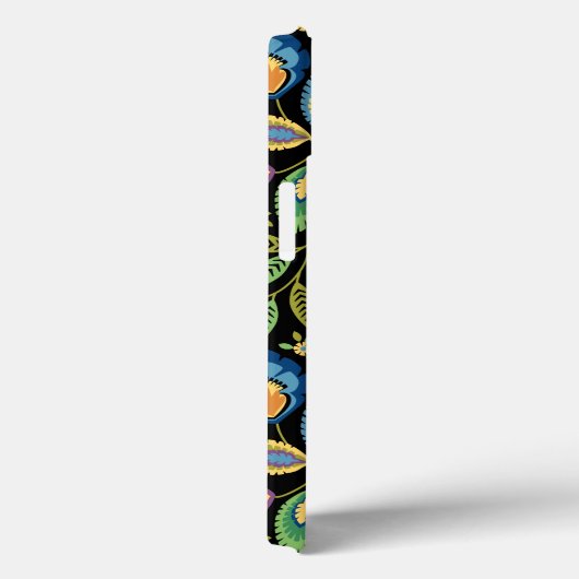 Poolse Folk Roosters iPhone Case (Achterkant / Rechts)