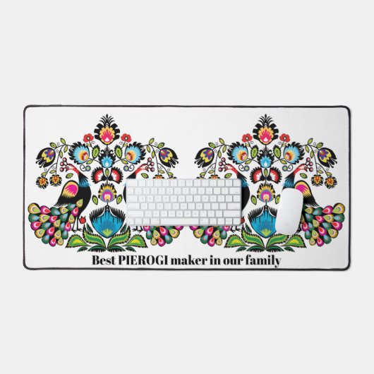 Poolse Folklore met pauzes, aangepaste tekst Bureaumat (Keyboard & Muis)