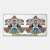 Poolse Folklore met pauzes, aangepaste tekst Bureaumat (Voorkant)