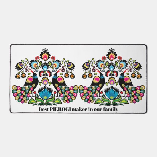 Poolse Folklore met pauzes, aangepaste tekst Bureaumat (Voorkant)