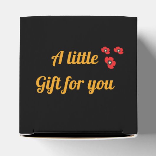  Poolse folklore met roze bloemetjes Fa Bedankdoosjes (Bovenkant)